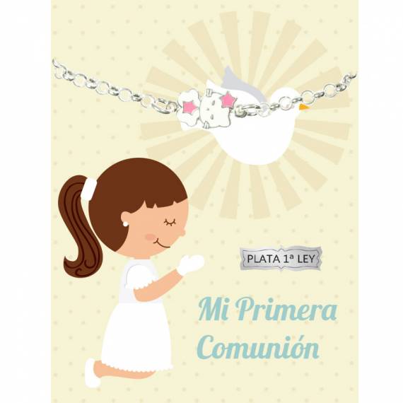Pulsera gatitas para niña de Comunión 2