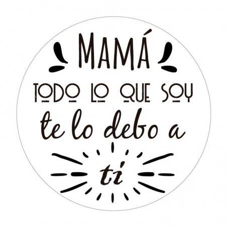 Llavero con mensaje Día de la Madre