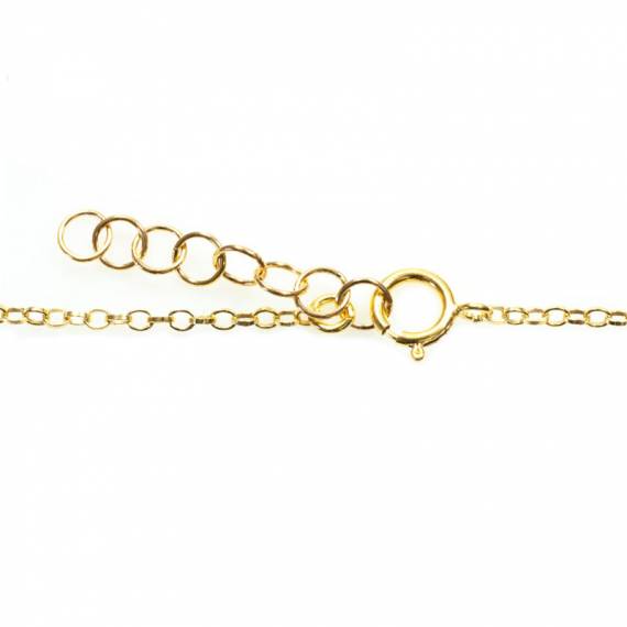 Pulsera flor bañada en Oro 2