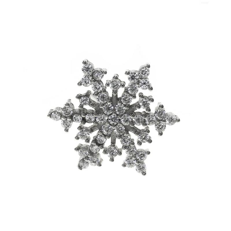 Pendientes copo de nieve Glam
