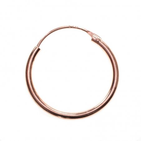 Pendientes aro bañado en Oro