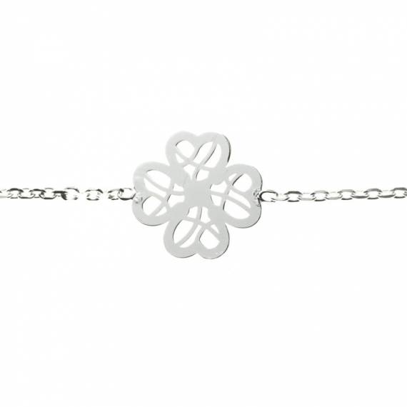 Collar tréboles de la Suerte Plata de Ley 925