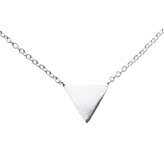 Collar triángulo Plata de Ley 925