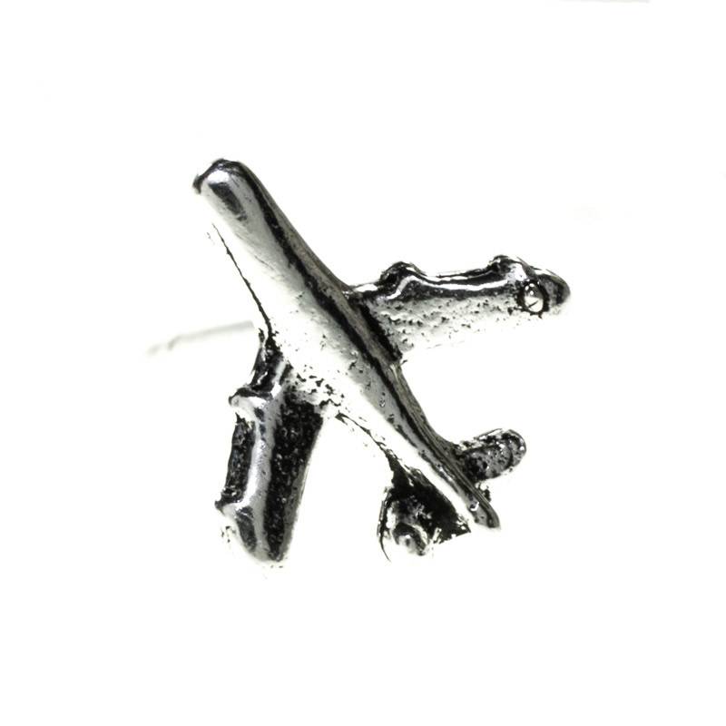 Pendientes avión Plata de Ley