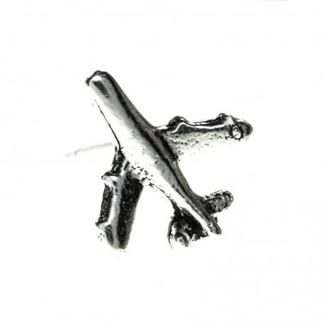 Pendientes avión Plata de Ley