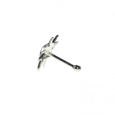 Piercing para nariz sol Plata de Ley 925
