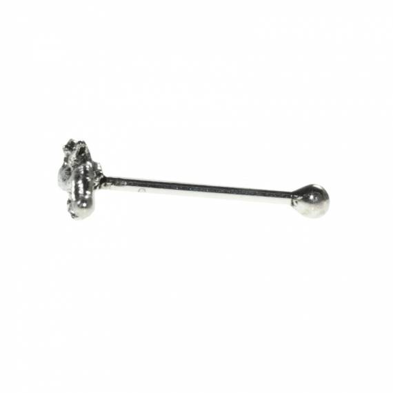 Piercing para nariz salamandra Plata de Ley 925 2