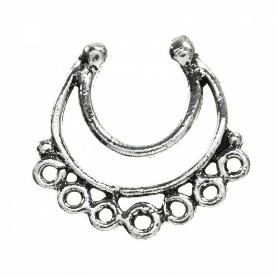 Septum falso tribal Plata de Ley 925