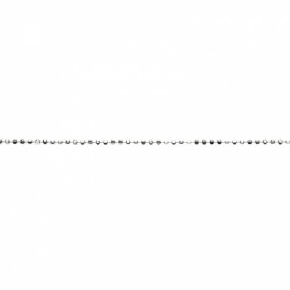 Cadena de bolitas Plata de Ley