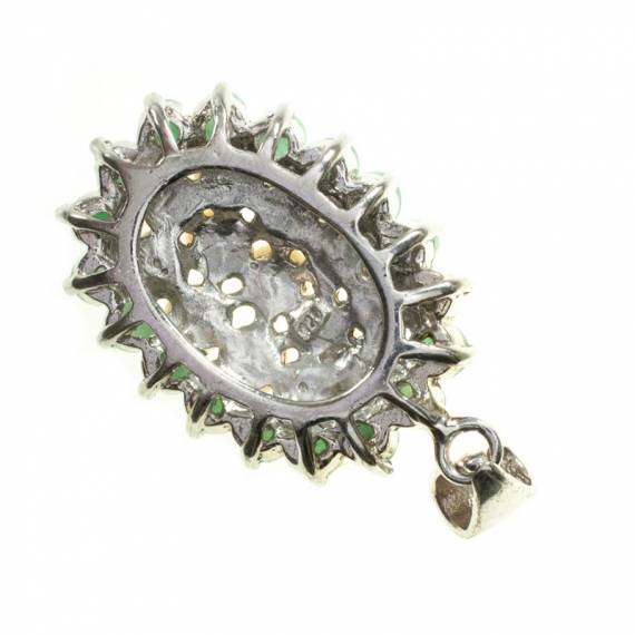 Colgante perlas y piedras 2