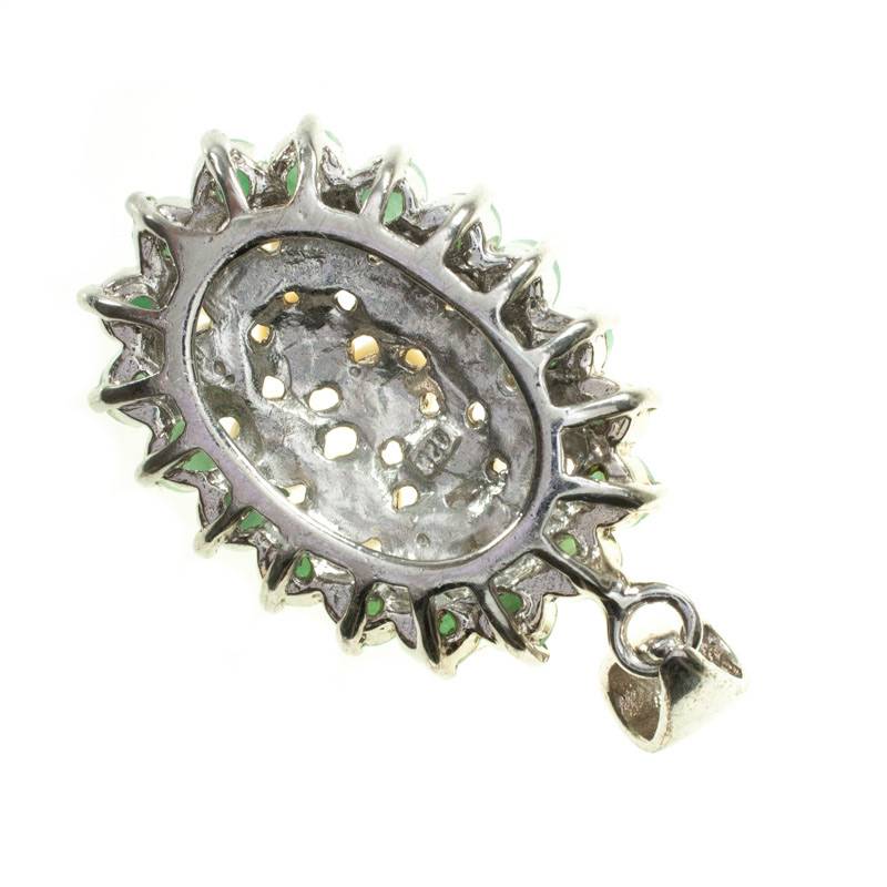 Colgante perlas y piedras