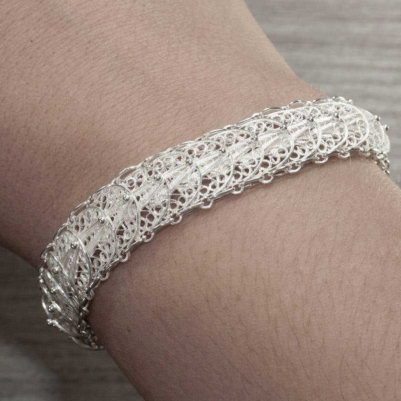 Pulsera de filigrana cordobesa Plata de