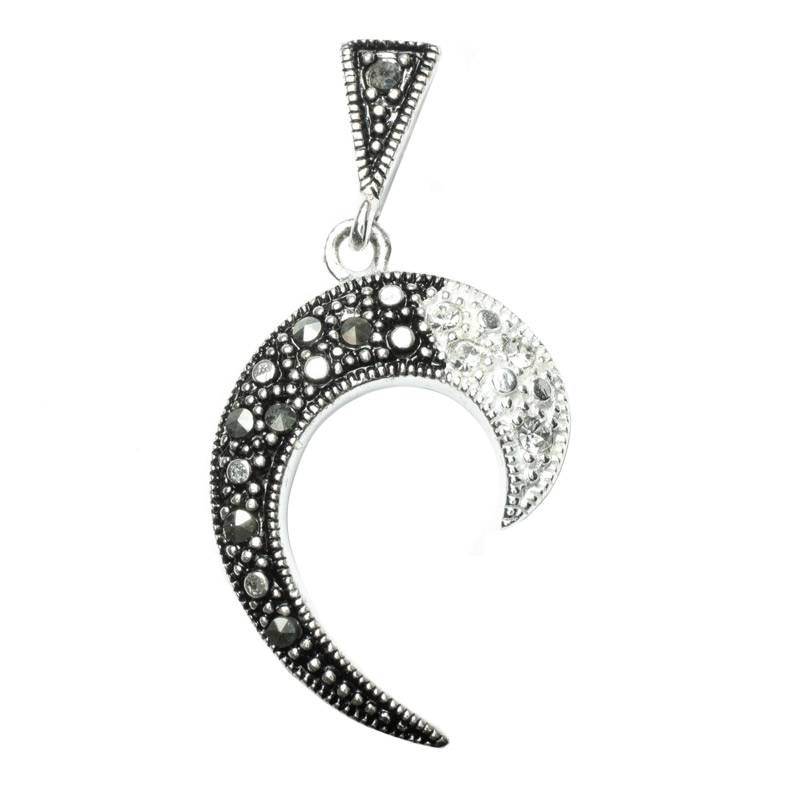 Pendientes con marquesita y circonita Plata de Ley