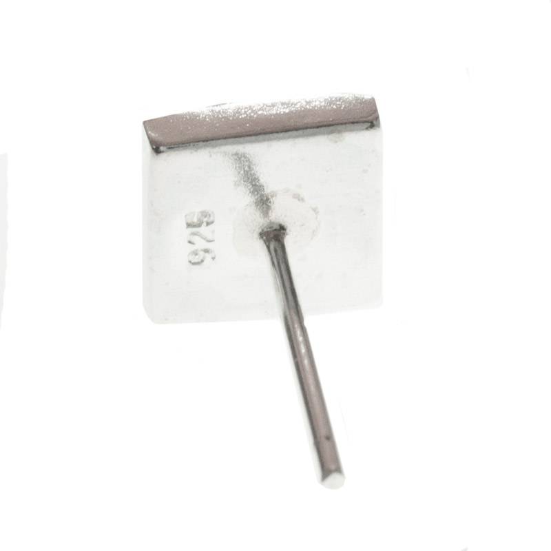 Pendientes espiral turquesa Plata de Ley