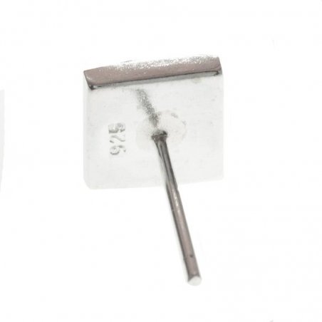 Pendientes espiral turquesa Plata de Ley