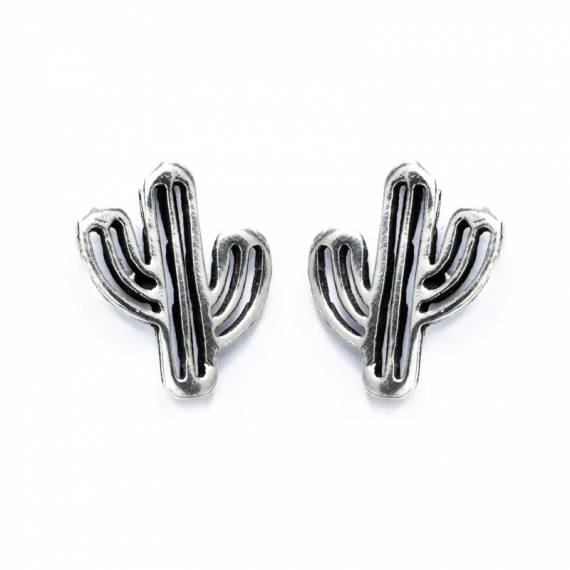 Pendientes Boho cactus Plata de Ley 2