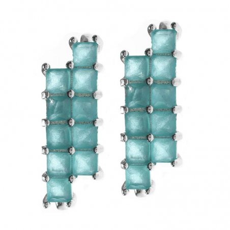 Pendientes Blue Sea Plata de Ley