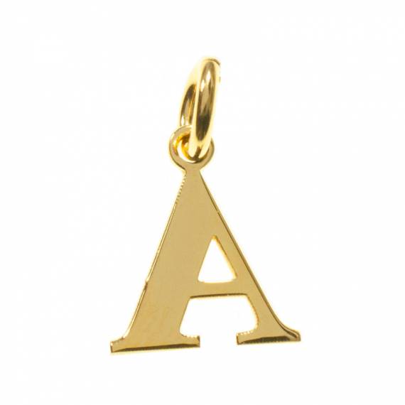 Collar letra inicial dorado 2