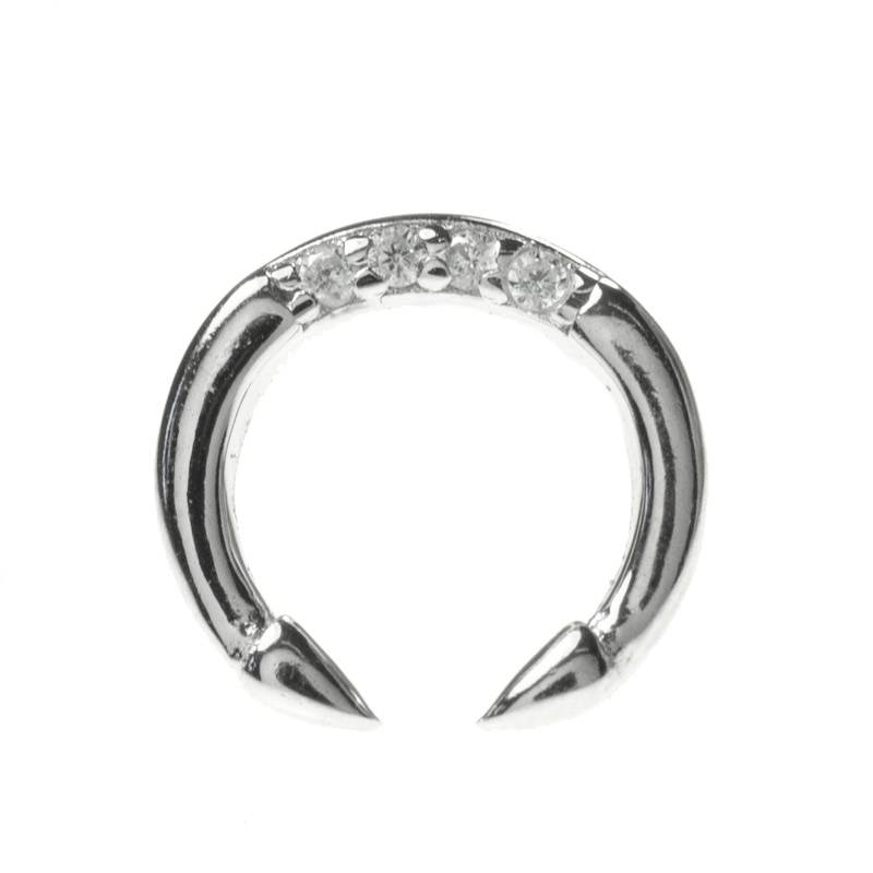 Pendientes luna invertida