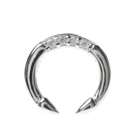 Pendientes luna invertida