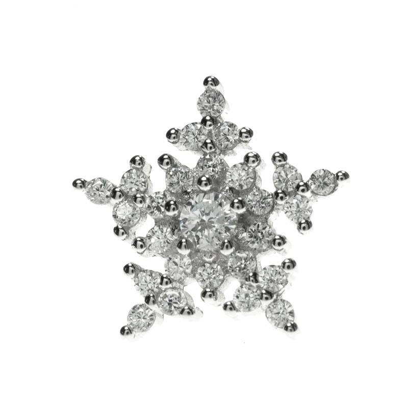 Pendientes copo de nieve