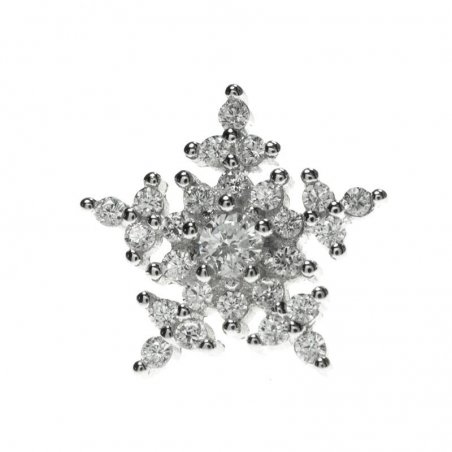 Pendientes copo de nieve