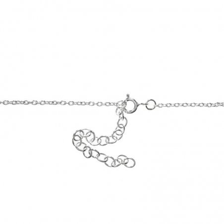 Collar ajustable mariposas Plata de Ley