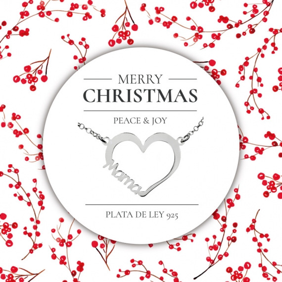 Colgante corazón Mamá