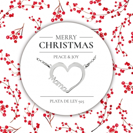 Colgante corazón Mamá