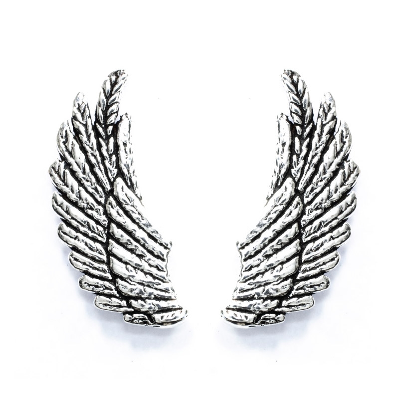 Pendientes alas de ángel Plata de Ley