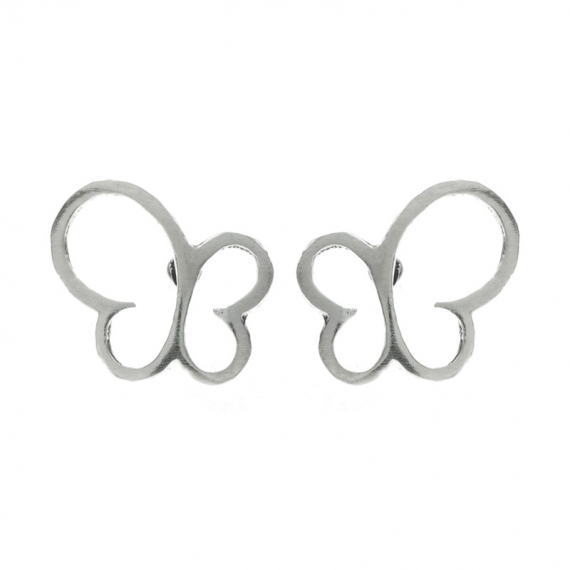 Pendientes mariposa Plata de Ley 2