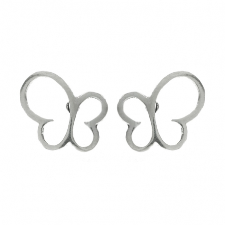 Pendientes mariposa Plata de Ley