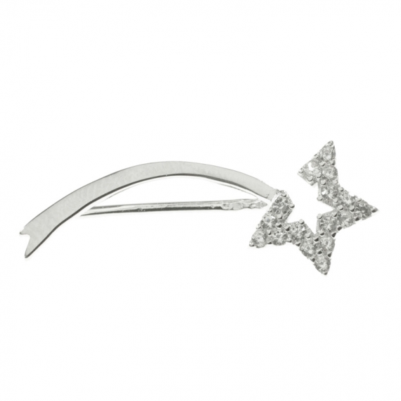 Pendientes asimétricos estrella fugaz y luna 2