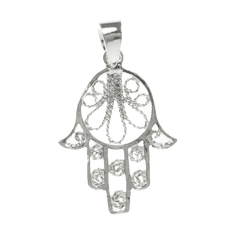 Conjunto mano de Fátima Plata de Ley