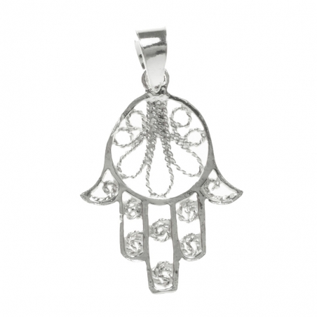 Conjunto mano de Fátima Plata de Ley