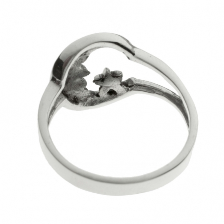Anillo étnico luna y estrella Plata de Ley