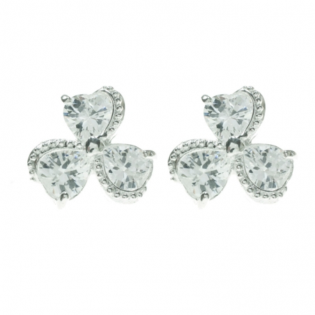 Conjunto Zirconia triple corazón