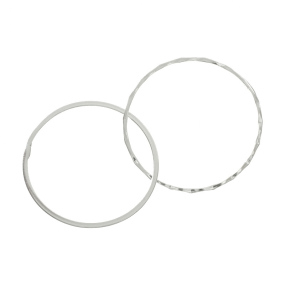 Anillo doble entrelazado Plata de Ley 925 2