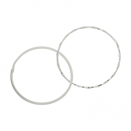 Anillo doble entrelazado Plata de Ley 925