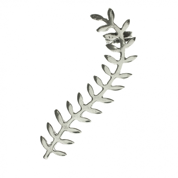 Pendiente Gran Trepador hojas Plata de Ley