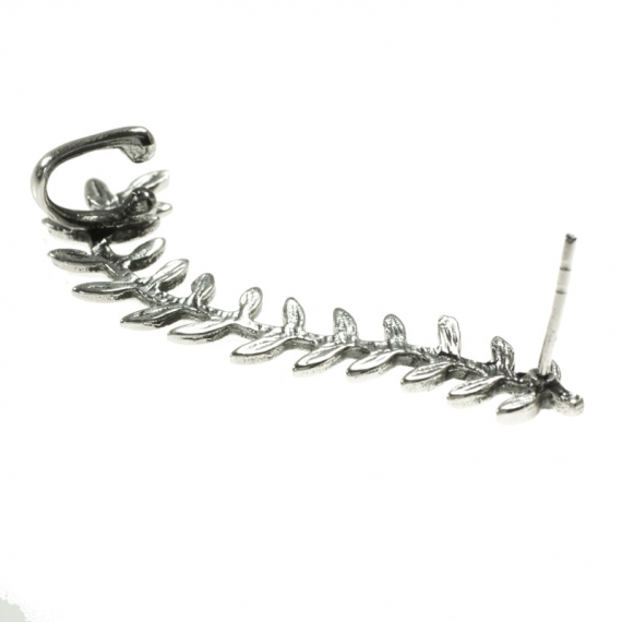 Pendiente Gran Trepador hojas Plata de Ley 2