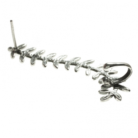 Pendiente Gran Trepador hojas Plata de Ley