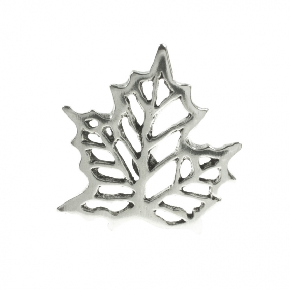 Pendientes esqueleto de hoja Plata de Ley 2