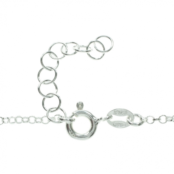 Pulsera con estrellas colgantes Plata de Ley 2