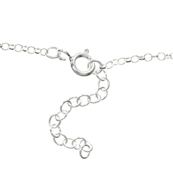 Collar ajustable 5 anillas Plata de Ley 2