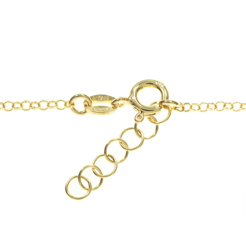 Collar triple estrella y doble luna Plata de Ley