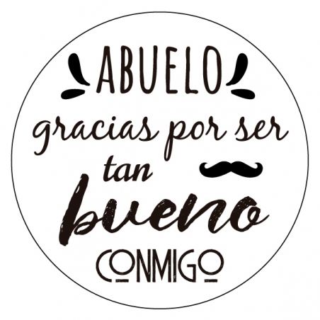 Llavero regalo para abuelo con mensaje