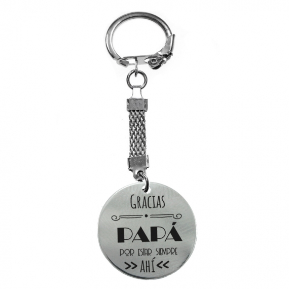 LLavero día del padre acero inoxidable 2