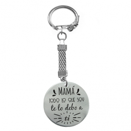 Llavero con mensaje Día de la Madre