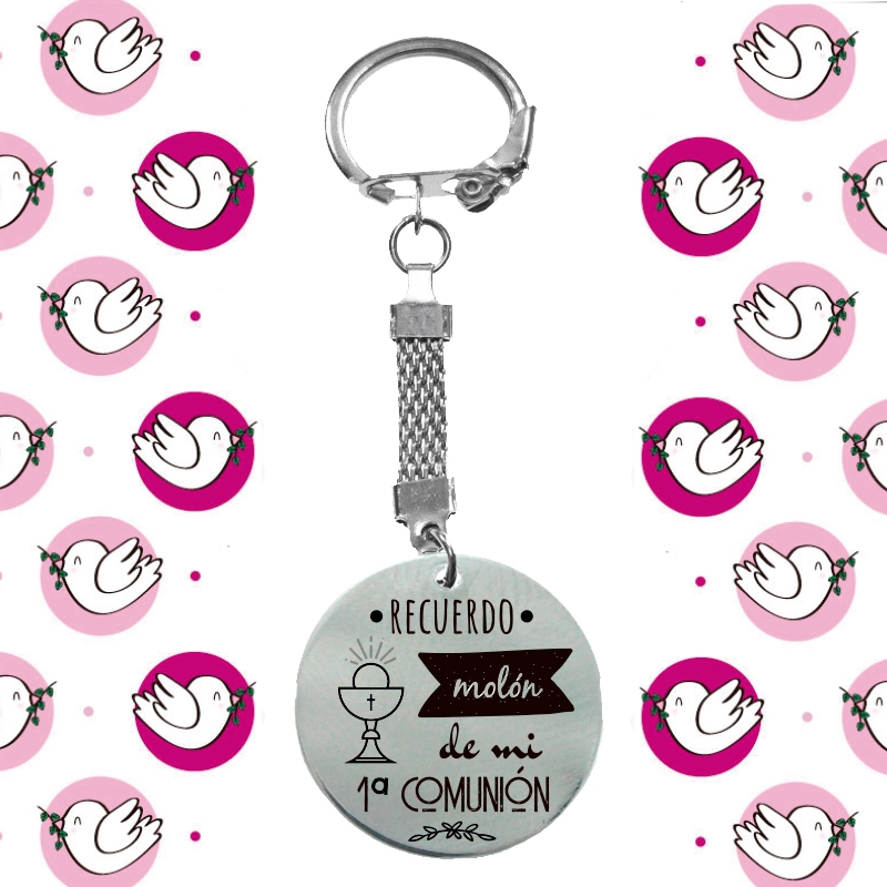 Llavero regalo para invitados de Primera Comunión